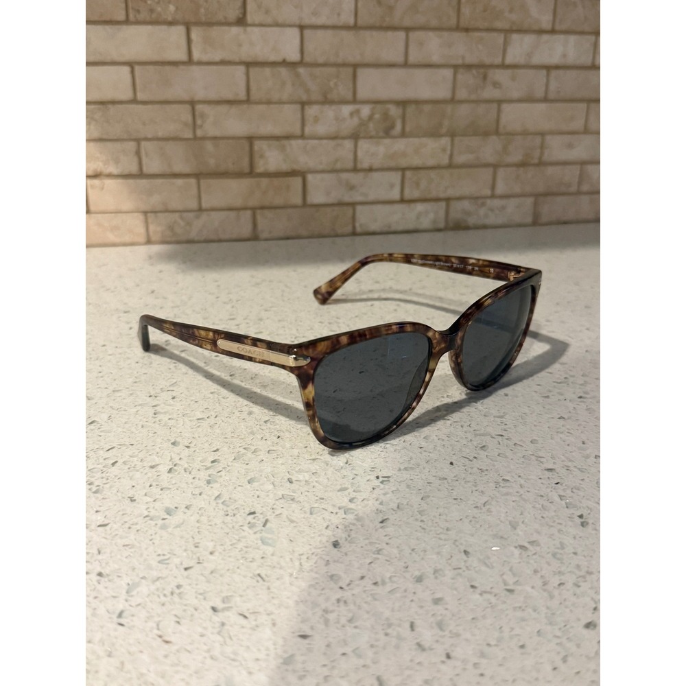 Coach HC8132 HC/8132 5287/13 Confetti Light Brown Fashion Sunglasses 57mm
